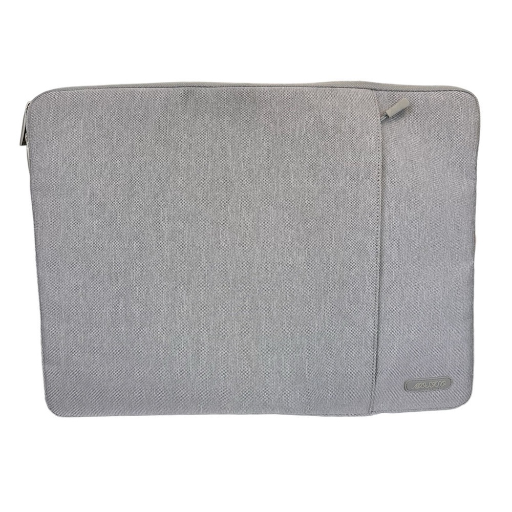 Mosiso 20 Inch Laptop Tablet Bag Gray Soft Interior Keep it Safe Multi Zip
